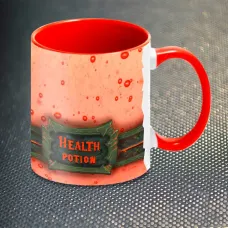 Чашка Fan Girl Персонажу Health Potion New (14378) 330 мл Червоний