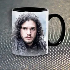Чашка Fan Girl Джон Сноу John Snow Игра Престолов Game of Thrones New (14457) 330 мл Разноцветный