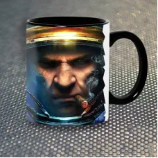 Чашка Fan Girl Джим Рейнор Стар Крафт Starcraft 2 New (14390) 330 мл Черный