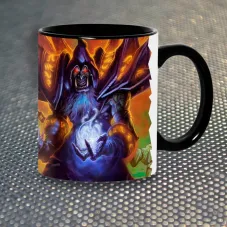 Чашка Fan Girl Гулдан Hearthstone New (14403) 330 мл Черный
