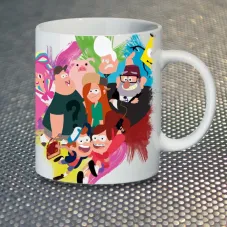 Чашка Fan Girl Гравіти Фолз Gravity Falls New (14518) 330 мл Різнокольоровий