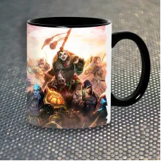 Чашка Fan Girl Варкрафт World of Warcraft WOW New (14388) 330 мл Чорний