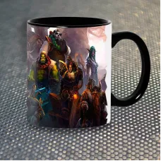 Чашка Fan Girl Варкрафт World of Warcraft New (14384) 330 мл Чорний