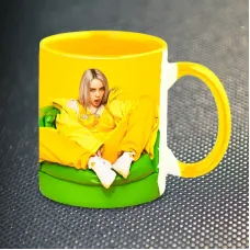 Чашка Fan Girl Билли Айлиш Billie Eilish New (14535) 330 мл Разноцветный