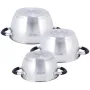 Набор 3 кастрюли Marsaili 1.8л 2.5л 3.5л с силиконовыми ручками Kamille DP36504