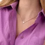 Серебряное колье Ласточка 1076-1 Оникс 43