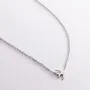 Серебряное колье Ласточка 1076-1 Оникс 43