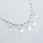 Серебряное колье с монетками 18701 Оникс 45