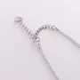 Серебряное колье с фианитами 18653 Оникс 47 Белый