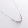 Серебряное колье Шарики 181075 Оникс 45