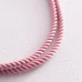 Шелковый шнурок с гладкой золотой застежкой кол02076 Оникс 55 Розовый