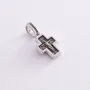 Золотой детский крестик чернение п03210 Оникс 1.87 г
