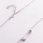 Серебряное колье Булавка 181191 Оникс 45