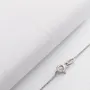Золотое колье с Голубым топазом кол01325 Оникс 40