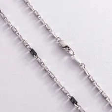 Серебряная мужская цепочка ZANCAN ESC054-N Оникс 12.80 г