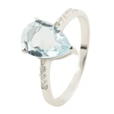 Серебряное кольцо SilverBreeze с натуральным топазом 2.362ct (0513607) 17 размер Серебряное кольцо SilverBreeze с натуральным топазом 2.362ct (0513607) 17 размер