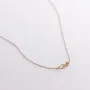 Колье Сердечко в желтом золоте кол01751 Оникс 50