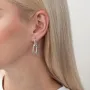 Серебряные серьги Фантазия 123130 Оникс 11.30 г