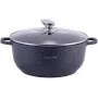 Набор 3 кастрюли Landes Black 2.3л 4.5л 6.5л с двумя прихватками Kamille DP36495