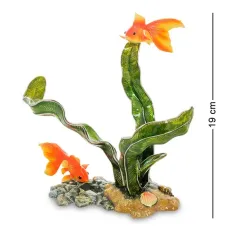 Подставка для бутылки металлическая Goldfish 19 см Pavone AL113933 Подставка для бутылки металлическая Goldfish 19 см Pavone AL113933