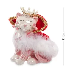 Декоративная фигурка Cat king 13 см Pavone AL114026 Декоративная фигурка Cat king 13 см Pavone AL114026