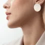 Серебряные серьги - пусеты Теона 123180 Оникс