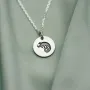Серебряный кулон Хамелеон 132724хм Оникс