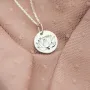 Серебряный кулон Лотос. You are the reason for everything 132724лот Оникс