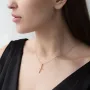 Золотой крестик с бриллиантом пб0228ri Оникс