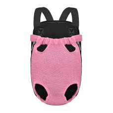 Рюкзак-кенгуру для животных No Brand SY210814 L переноска котам собакам Розовый