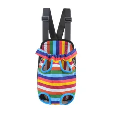 Рюкзак-кенгуру для тварин No Brand DT834 Rainbow M перенесення котам собакам