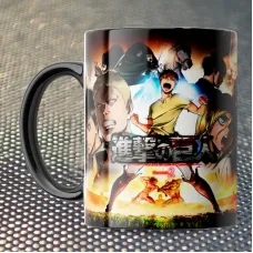 Чашка Fan Girl постер Атака титанов - Attack on Titan (14926) 330 мл Черный Чашка Fan Girl постер Атака титанов - Attack on Titan (14926) 330 мл Черный