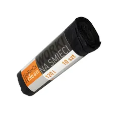 Мешки для мусора Safe Pro 120 л полиэтилен 10 шт/рул Черный (78445) Мешки для мусора Safe Pro 120 л полиэтилен 10 шт/рул Черный (78445)