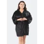 Халат Кристи Батал Ghazel 17111-80/88 Черный 56