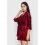 Комплект одягу Париж Трійка Ghazel 17111-12 Бордово-чорний 46