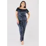 Комплект Эдита мышь Батал Ghazel 17111-68/88 Синий 56