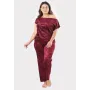 Комплект Едіта миша Батал Ghazel 17111-68/88 Бордовий 54