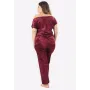 Комплект Едіта миша Батал Ghazel 17111-68/88 Бордовий 56