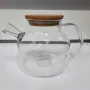 Чайник-заварник 1000 мл Стокгольм с бамбуковой крышкой S&T 32235