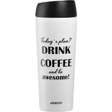 Термочашка Coffee time Awesome 450 мл Ardesto AR2645DMW