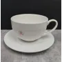 Чашка чайна з блюдцем Interos Tudor TU2755 Сітка фарфорова 350 мл