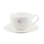 Чашка чайна з блюдцем Interos Tudor TU1062-4 Сітка фарфорова 230 мл