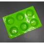 Силиконовая форма Ytech для выпечки кексов на 6 ячеек Зеленая 1132