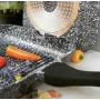 Сковорода-гриль Edenberg з кришкою та мармуровим покриттям 28 см, 2.4 л (EB-3310)