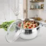 Кастрюля с крышкой Maestro MR-3516-18 3л Хром