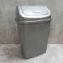Відро для сміття Алеана 18л з кришкою сіре (122065)