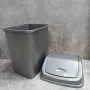 Відро для сміття Алеана 18л з кришкою сіре (122065)