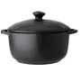 Горщик для запікання з кришкою 18см/0.6л Wilmax Slatestone Black WL-661140/A