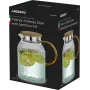 Глечик Ardesto Dew з бамбуковою кришкою боросилікатне скло 1500 мл (AR2615PG)