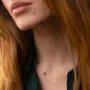 Колье Клевера в желтом золоте кол02170 Оникс 45